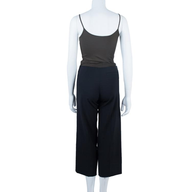 مملوكة مسبقًا Balenciaga Black Classic Boyish Flare Trousers S