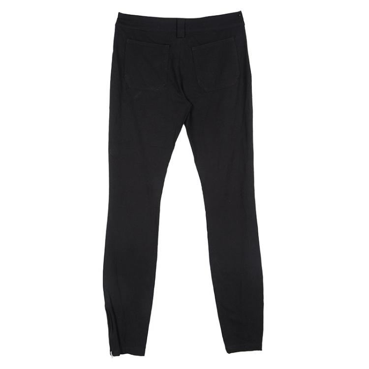 Pre Owned Balenciaga Black Skinny Fit Pants S