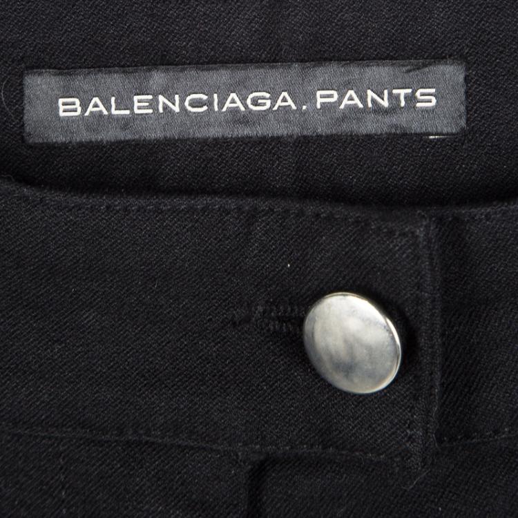 Pre Owned Balenciaga Black Skinny Fit Pants S