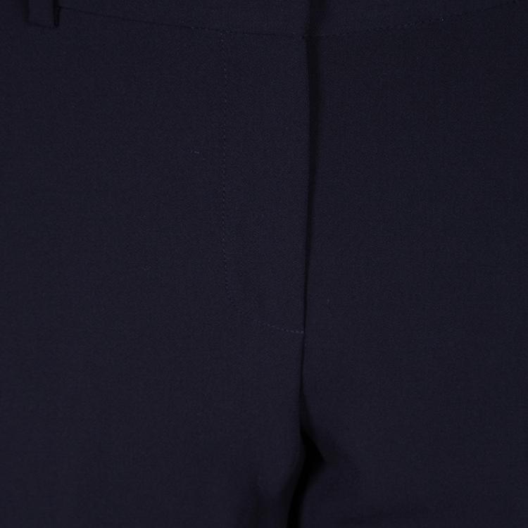 Pre Owned Balenciaga Navy Blue Tapered Trousers M
