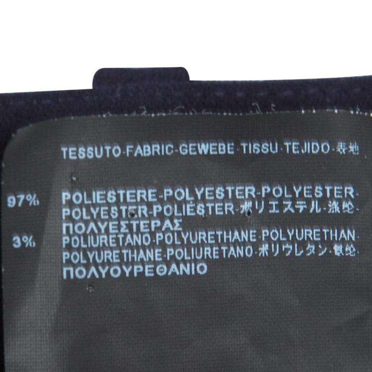 Pre Owned Balenciaga Navy Blue Tapered Trousers M