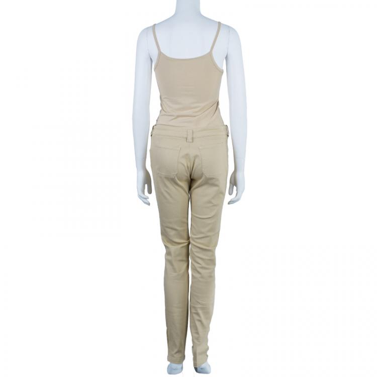 Pre Owned Balenciaga Beige Skinny Jeans M
