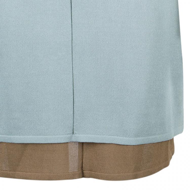 Pre Owned Balenciaga Colorblock Sleeveless Dress M