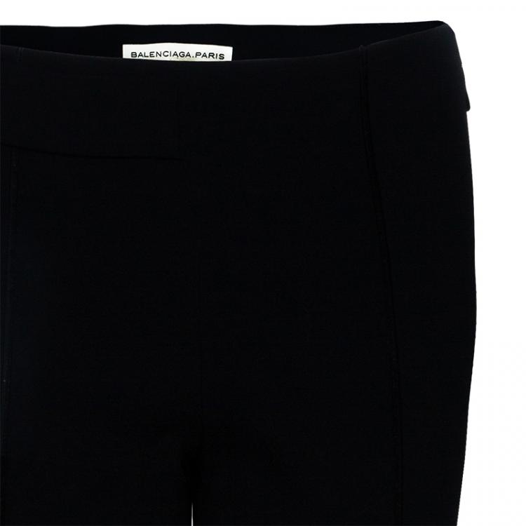 Pre Owned Balenciaga Black Tailored Trousers S