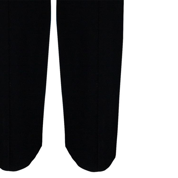 Pre Owned Balenciaga Black Tailored Trousers S