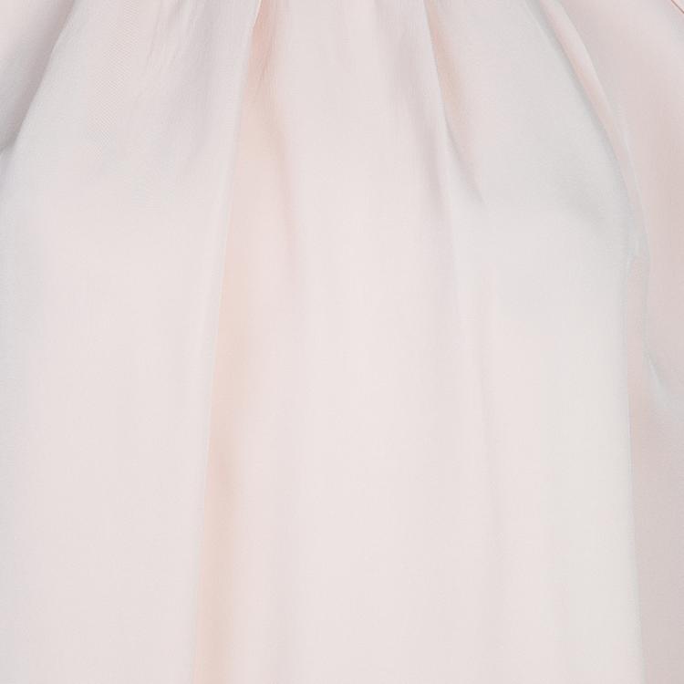 Pre Owned Balenciaga Blush Pink Ruched Neck Top M