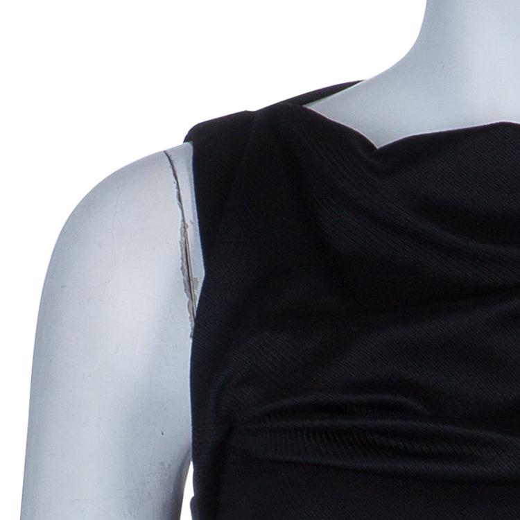 Pre Owned Balenciaga Black Bodycon Sleeveless Dress M