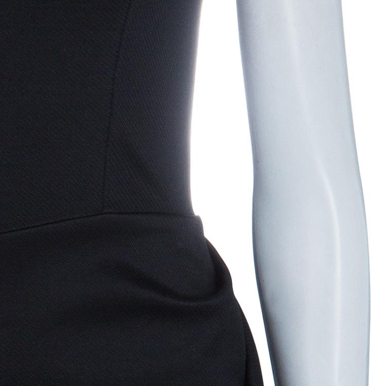 Pre Owned Balenciaga Black Bodycon Sleeveless Dress M