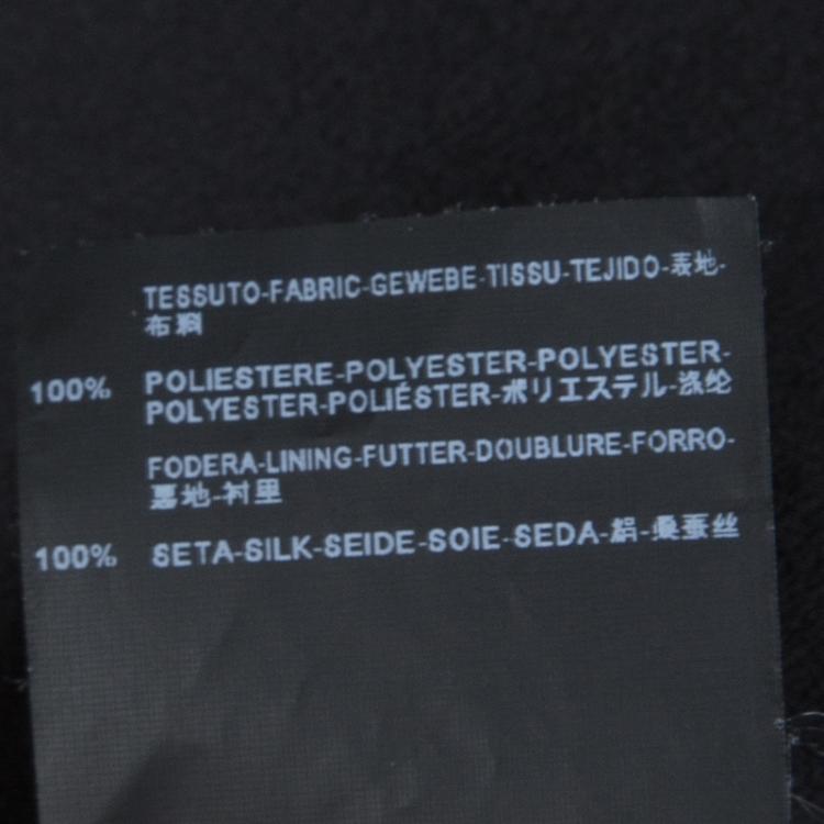 Pre Owned Balenciaga Black Notched Collar Tailored Blazer L