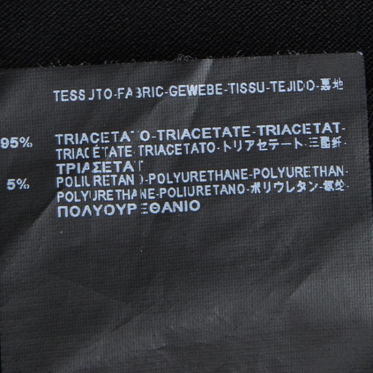 Pre Owned Balenciaga Black Tailored Pants S