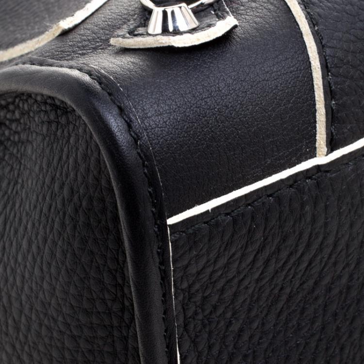 Pre Owned Balenciaga Black Leather Classic Highlight City Tote