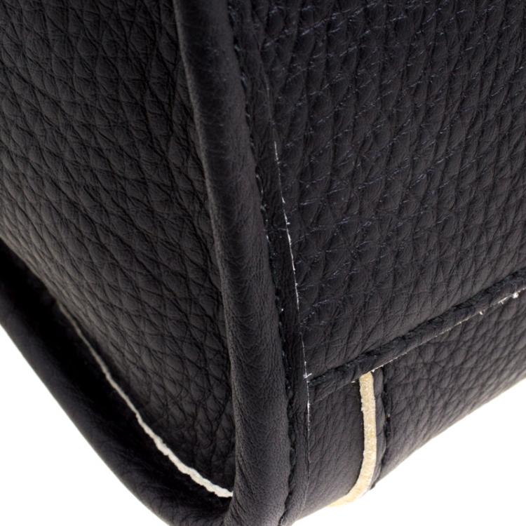 Pre Owned Balenciaga Black Leather Classic Highlight City Tote