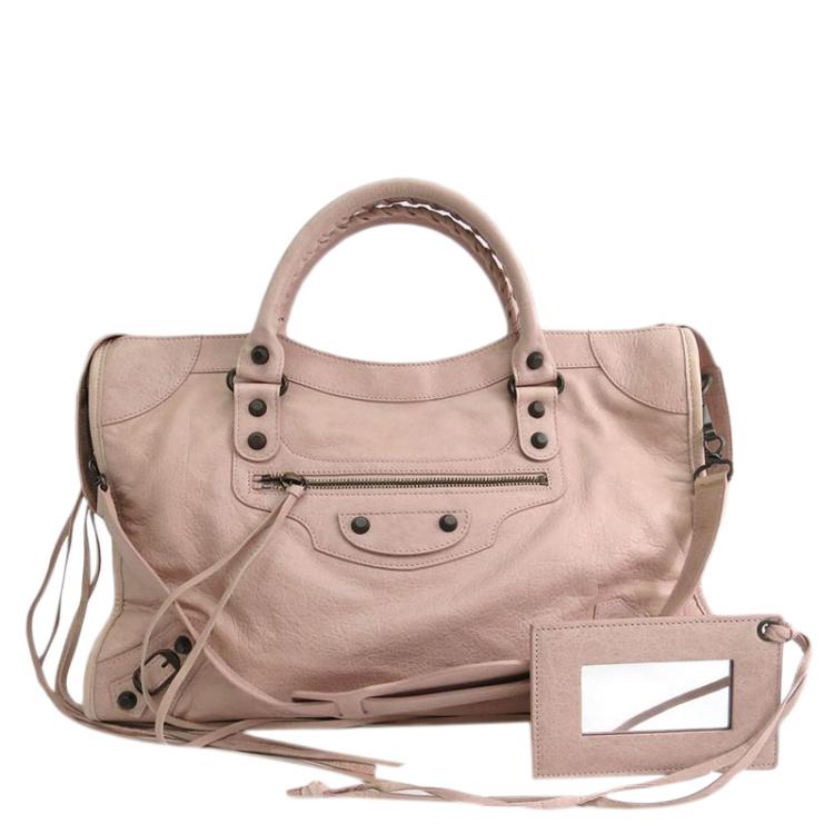 Part time leather handbag Balenciaga Pink in Leather  28084943