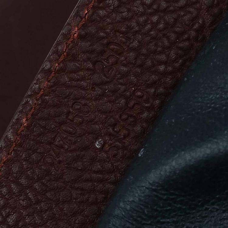 Pre Owned Balenciaga Brown Leather Tube Clasp Top Handle Bag