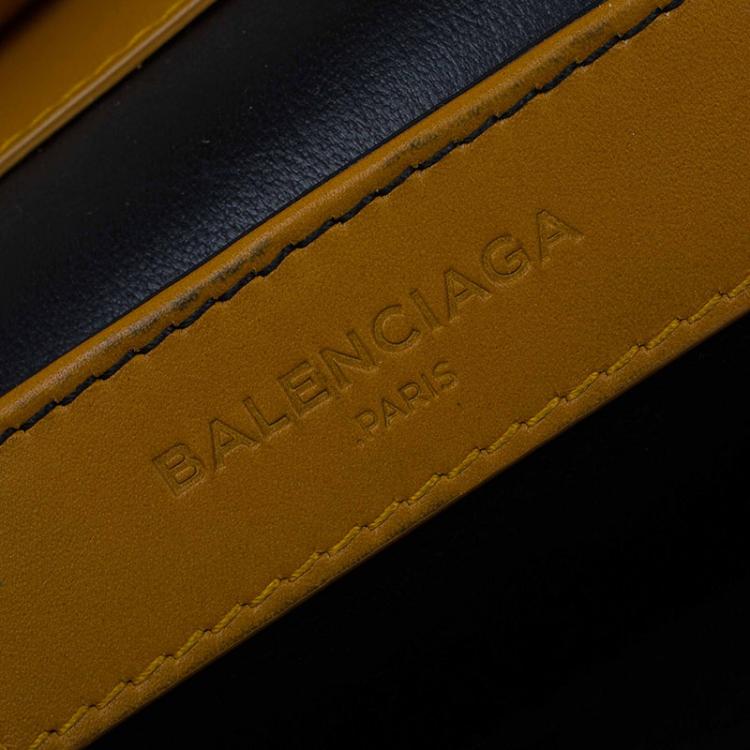 Pre Owned Balenciaga Tan Leather Vintage Lady Spirit Top handle Bag