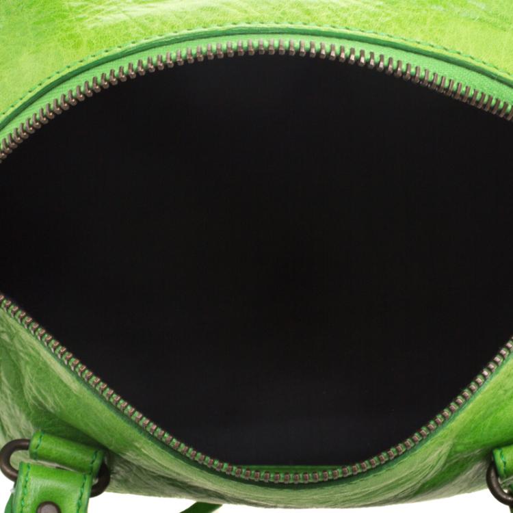 مملوكة مسبقًا Balenciaga Apple Green Leather Mini RH Twiggy Satchel