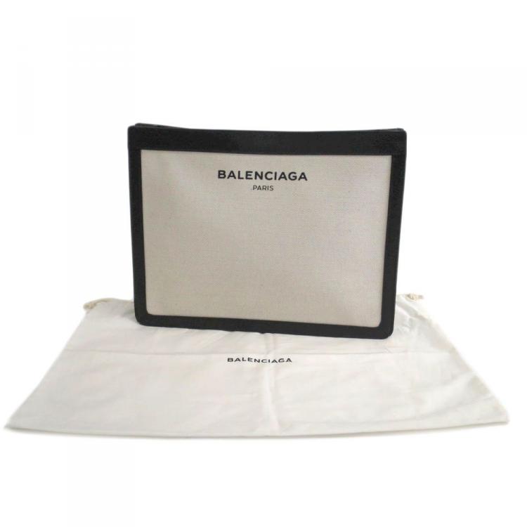 balenciaga navy pouch