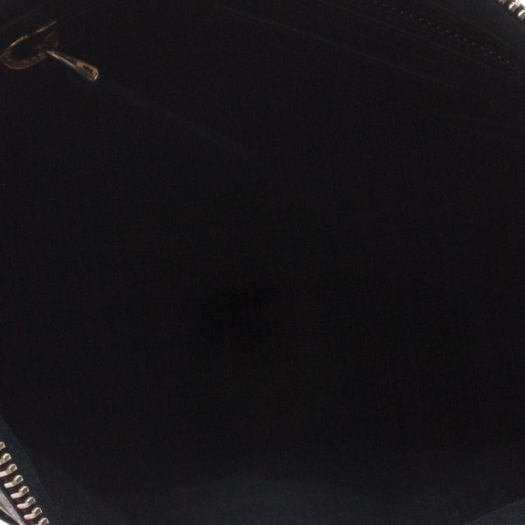 Pre Owned Bally Black Leather Messenger Bag