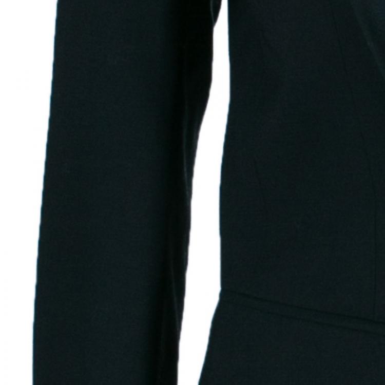 Pre Owned Balmain Black Single Breasted Blazer M 