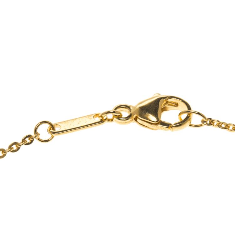 Pre Owned Bernhard H. Mayer Milena Heart Diamond 18k Yellow Gold Pendant 
