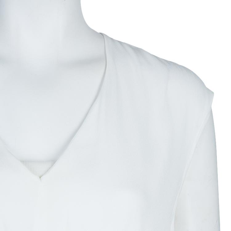 Pre Owned Boss by Hugo Boss White Blouse M