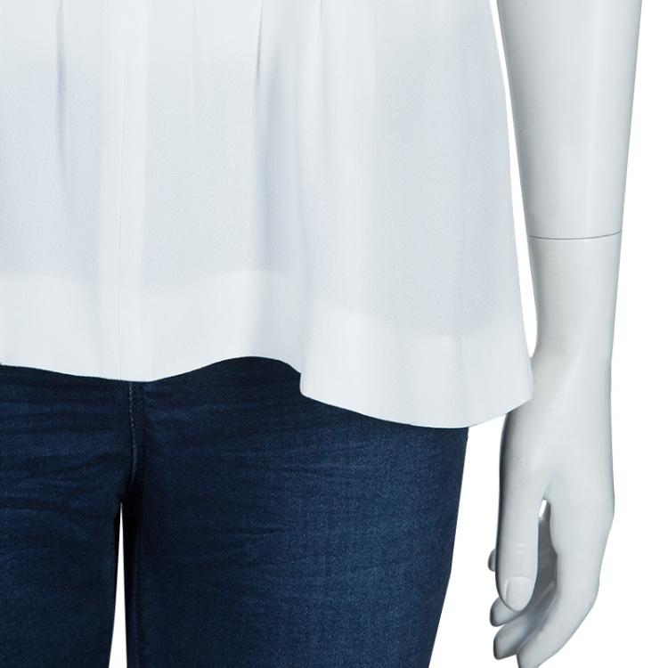 Pre Owned Boss by Hugo Boss White Blouse M