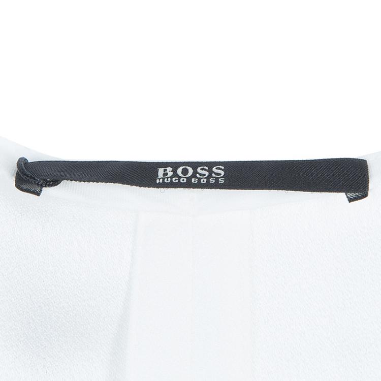 Pre Owned Boss by Hugo Boss White Blouse M