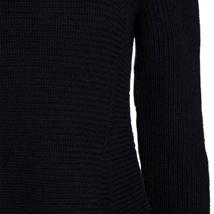 Pre Owned Boss by Hugo Boss Black Wool Sweater M