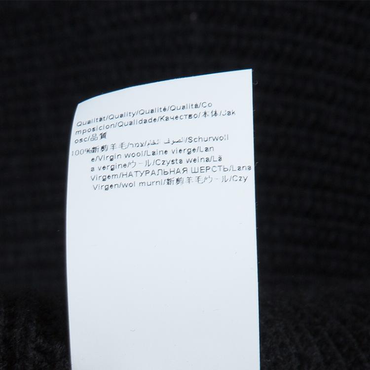 Pre Owned Boss by Hugo Boss Black Wool Sweater M