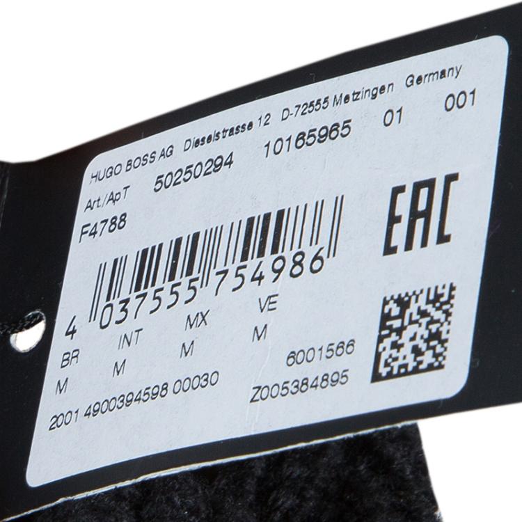 Pre Owned Boss by Hugo Boss Black Wool Sweater M