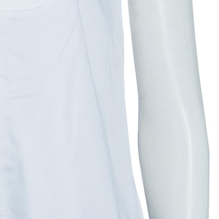Pre Owned Boss by Hugo Boss White Sleeveless Top S