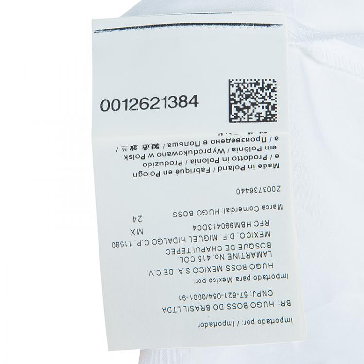 Pre Owned Boss by Hugo Boss White Sleeveless Top S