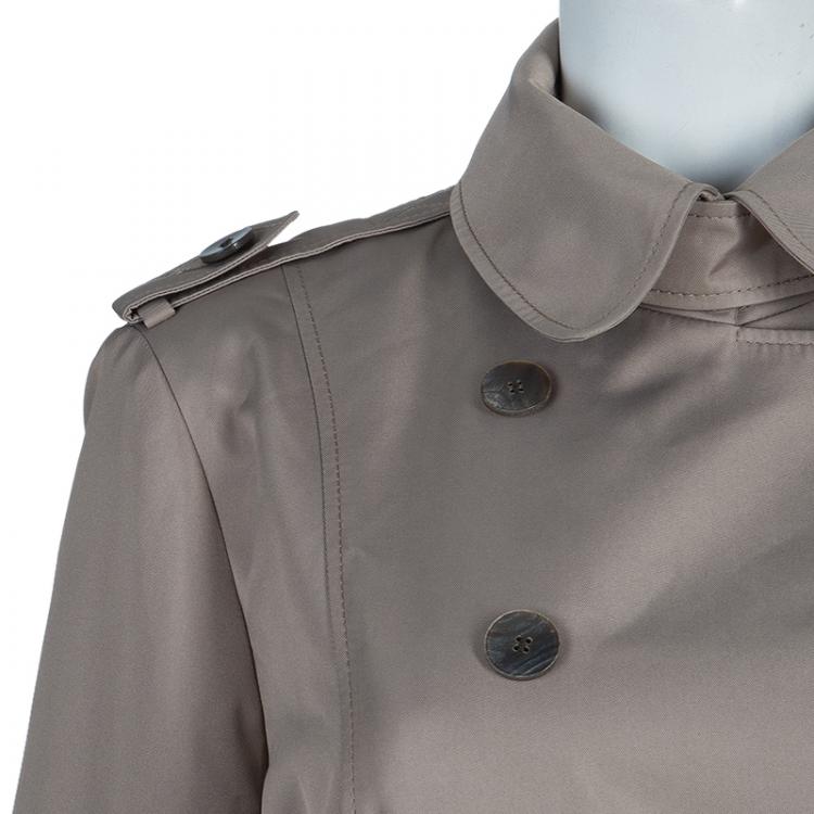 Pre Owned Boss by Hugo Boss Casinda Beige Trench Coat L