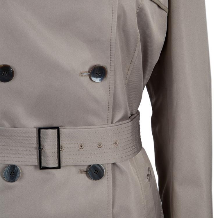 Pre Owned Boss by Hugo Boss Casinda Beige Trench Coat L