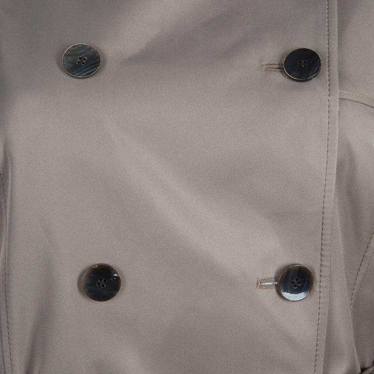 Pre Owned Boss by Hugo Boss Casinda Beige Trench Coat L