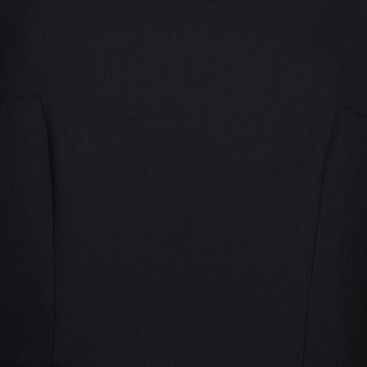 Pre Owned Boss By Hugo Boss Black Peplum Top L