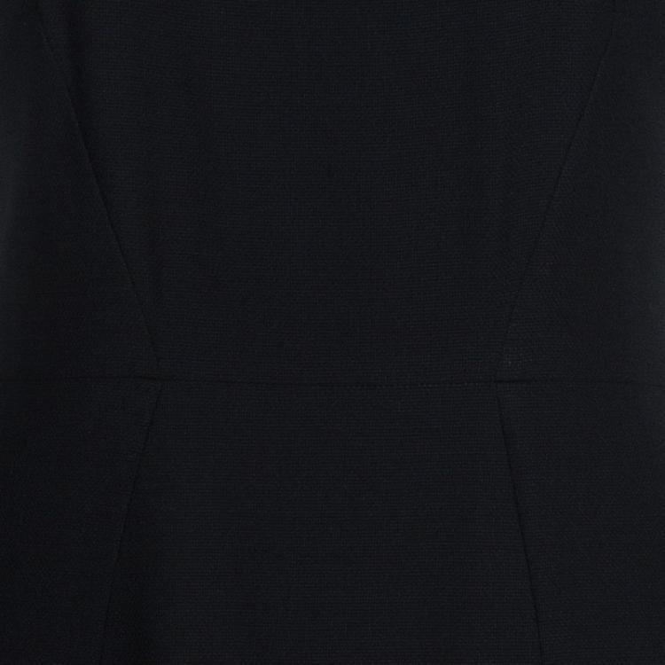 Pre Owned Boss by Hugo Boss Black Daggy Sleeveless Dress S