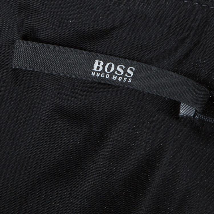 Pre Owned Boss by Hugo Boss Black Daggy Sleeveless Dress S