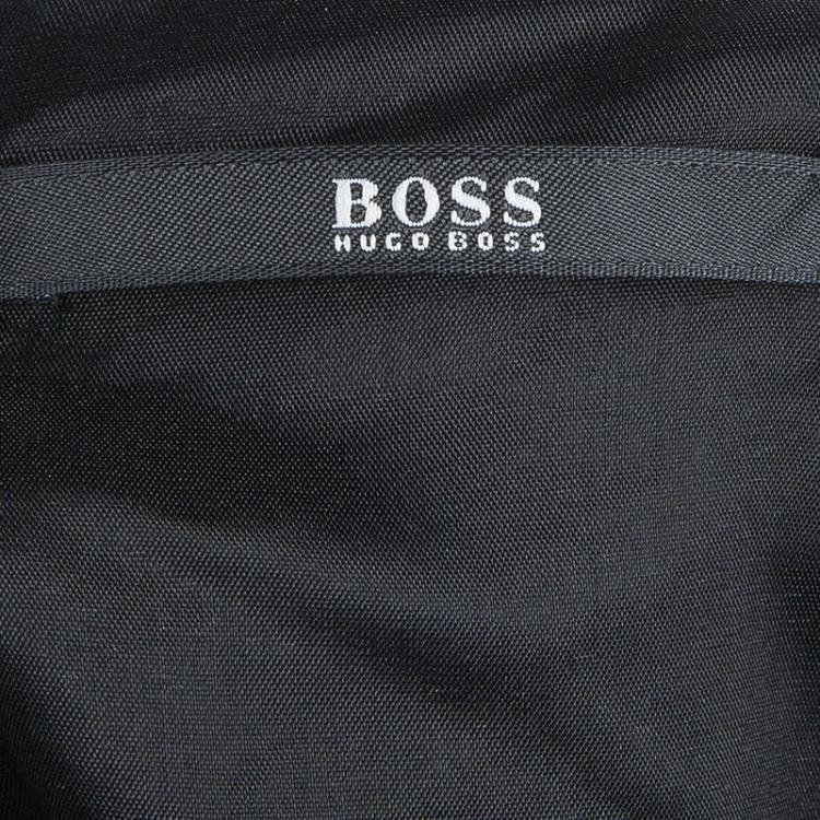 مملوكة مسبقًا Boss by Hugo Boss Black Iparela Peplum Top L