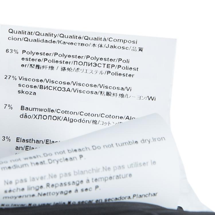 مملوكة مسبقًا Boss by Hugo Boss Black Iparela Peplum Top L