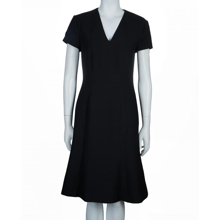 Pre Owned Boss by Hugo Boss Black Short Sleeve Damarta Dress M