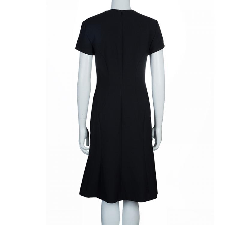 Pre Owned Boss by Hugo Boss Black Short Sleeve Damarta Dress M