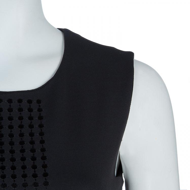 Pre Owned Boss by Hugo Boss Black Sleeveless Dress S