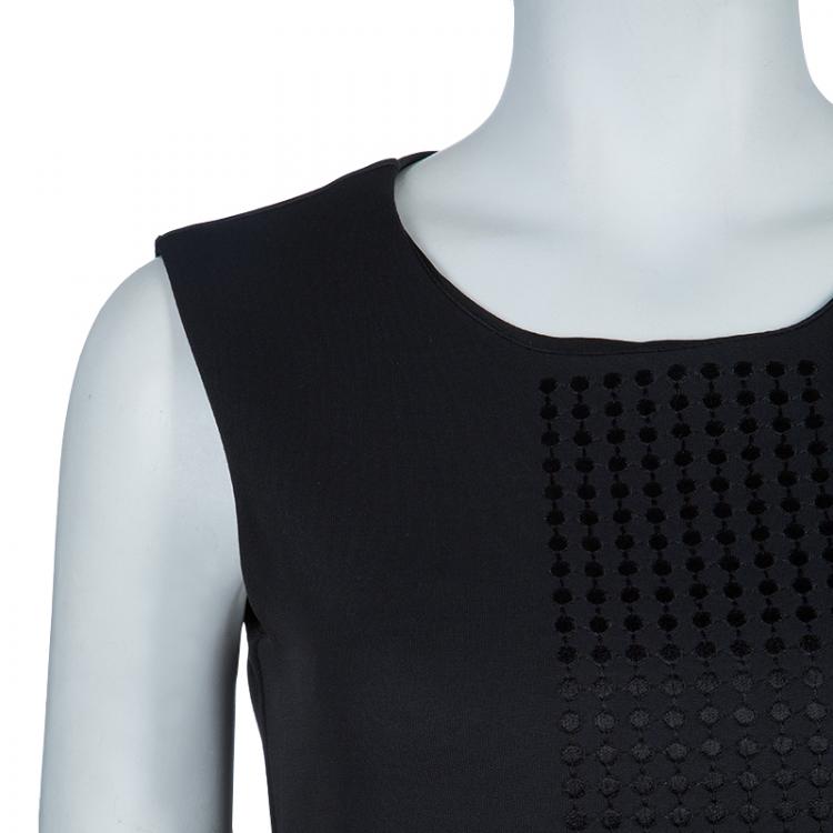 Pre Owned Boss by Hugo Boss Black Sleeveless Dress S