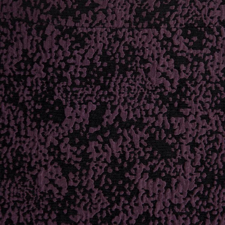 Pre Owned Boss By Hugo Boss Purple Textured Vilori Pencil Skirt M