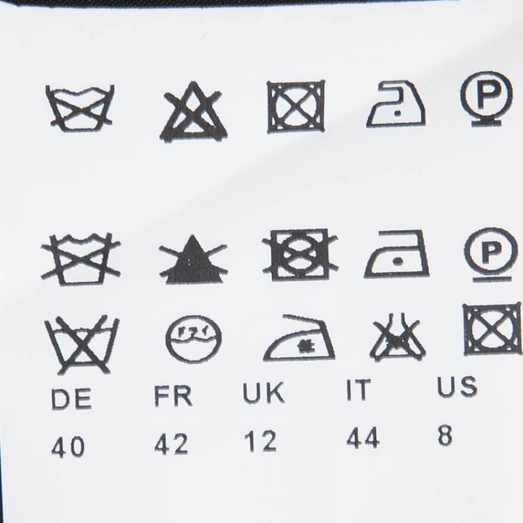 مملوكة مسبقًا Boss By Hugo Boss Black Lace Panel Verleena Skirt M