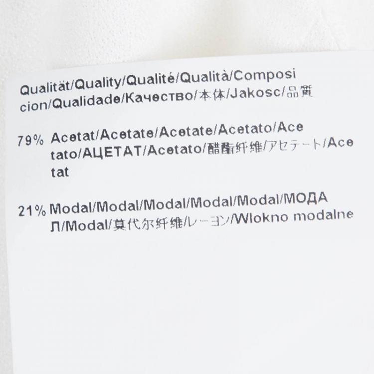 Pre Owned Boss By Hugo Boss Off White Long Sleeve Zelene Blouse S