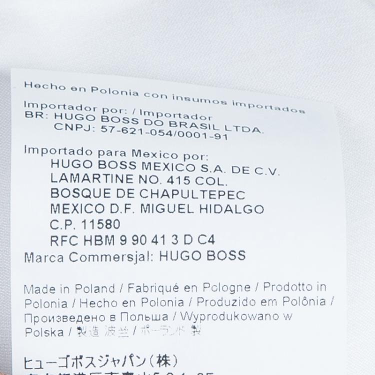 مملوكة مسبقًا Boss by Hugo Boss White Long Sleeve Blouse S