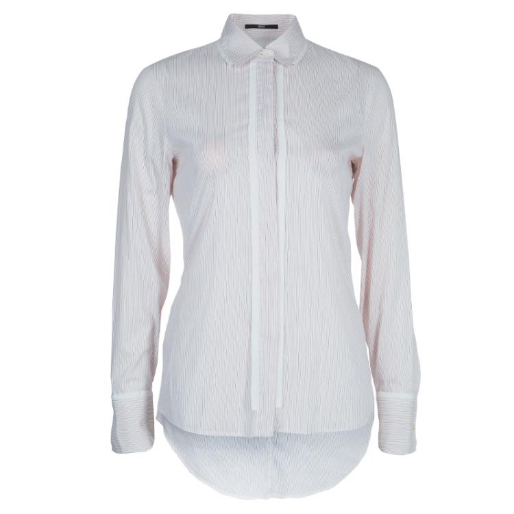 hugo boss white button down shirt