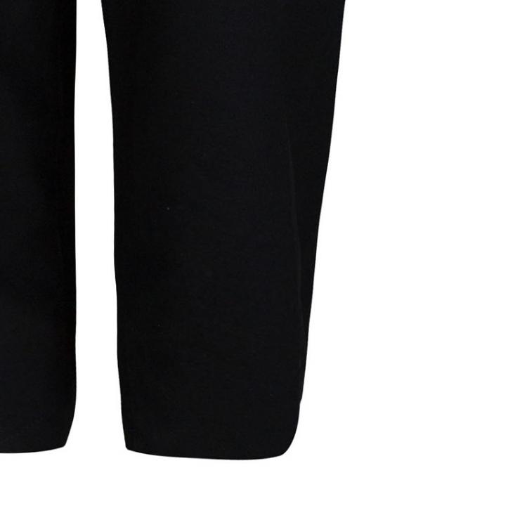 Pre Owned Boss Green By Hugo Boss Black Regular Fit Trousers L